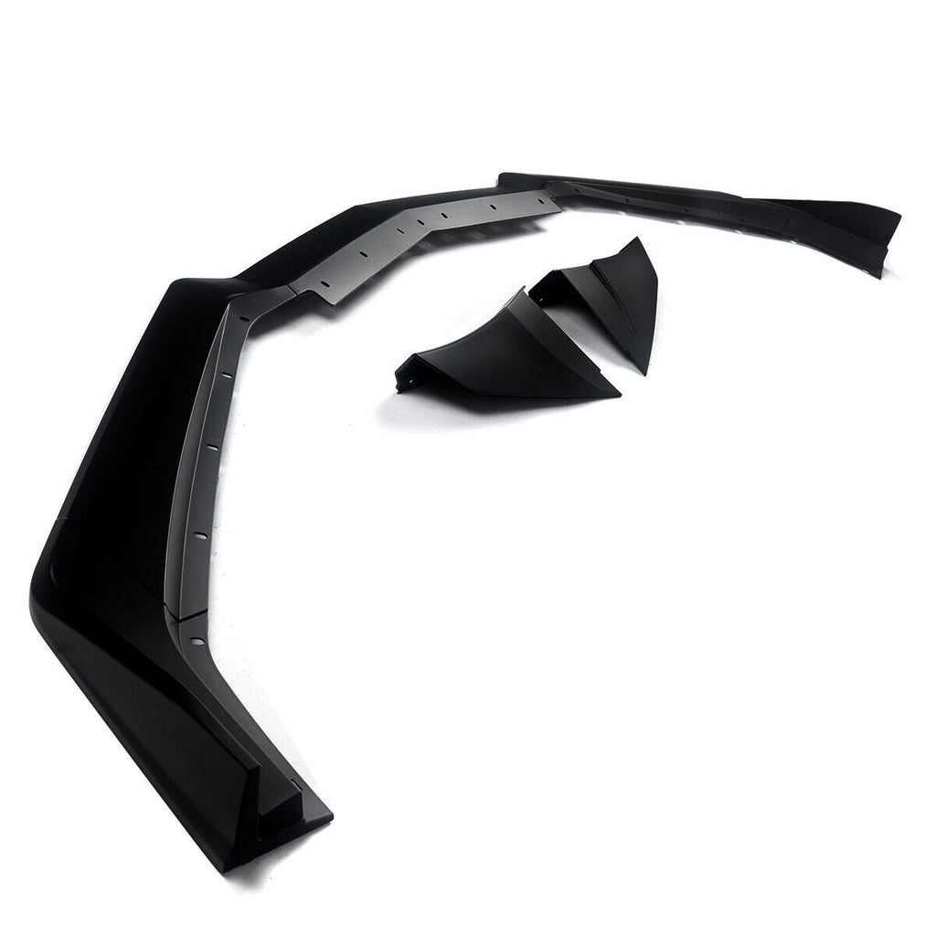 Front Lip Compatible with 2021 2022 2023 Corvette C8 Z51 ZR1 Style STG 3 Winglet Front Bumper Chin - included parts view