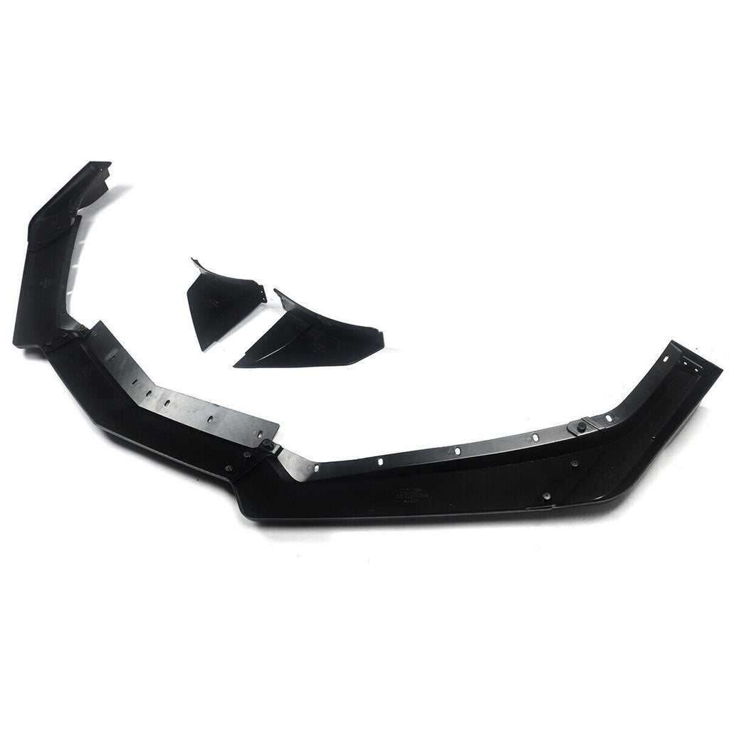 Front Lip Compatible with 2021 2022 2023 Corvette C8 Z51 ZR1 Style STG 3 Winglet Front Bumper Chin - additional product view