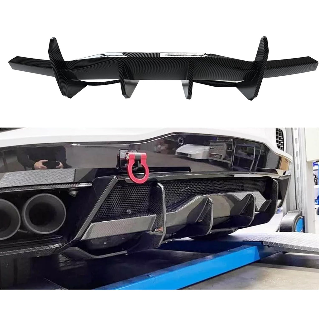Rear Diffuser Lip Compatibility with 2020-2023 Corvette C8 Z51 Stingray Rear Lower Bumper Chin - main product view