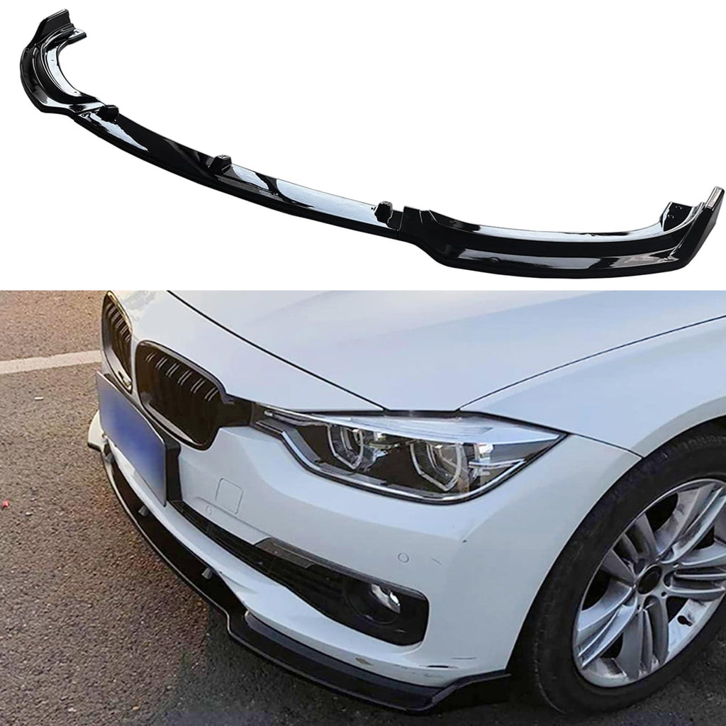 Front Lip Compatibility with 2013-2018 3 Series F30 F35 320i 325i 328i 335i Base Model Front Bumper - main product view