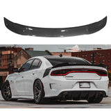 Rear Spoiler Compatibility with 2015-2022 Charger Trunk Spoiler Rear Wing Spoiler Lip Carbon Fiber