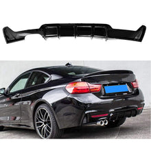 Load image into Gallery viewer, Rear Diffuser Compatibility with 2014-2020 4 Series F32 F33 F36 420i 420d 428i 430i M Sport Rear - main product view