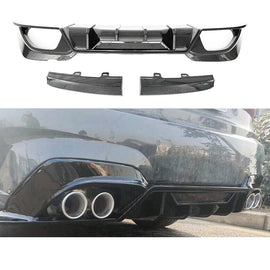 Rear Diffuser Lip Compatibility with 2019-2022 3 Series G20 330i M340i Sport Rear Bumper Diffuser - main product view