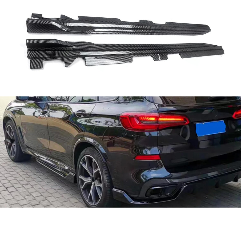 Side Skirts Compatibility with 2018-2023 X3 X3M G01 X4 X4M G02 Rocker Panel Door Extension Lips - main product view