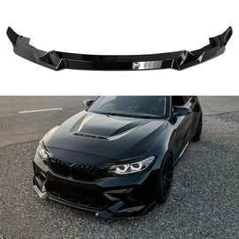 Front Bumper Lip Compatibility with 2019-2021 F87 M2 CS Style Front Chin Diffuser Lip Air Dam - main product view