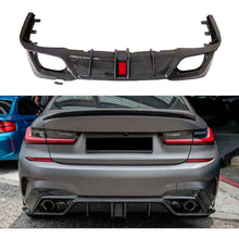 Load image into Gallery viewer, Rear Diffuser Lip Compatibility with 2019-2022 3 Series G20 330i M340i Sport Rear Bumper Diffuser - main product view