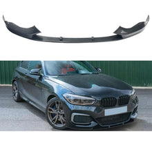 Load image into Gallery viewer, 2015-2019 1 Series F20 F21 M Sport MP Styel Front Bumper Chin Lip Splitter Spoiler Kit (Carbon Fiber) - main product view