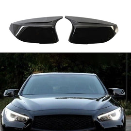 Door Mirror Covers Compatibility With 2014-2020 Q50 2015-2020 Q60 Q70 QX30 QX50 Rearview Side Left - main product view