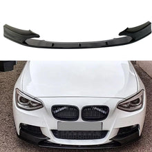 Load image into Gallery viewer, Front Lip Compatibility with 2011-2015 1 Series F20 F21 M Sport Front Bumper Chin Lip Splitter - main product view