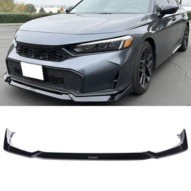 Front Lip Compatibility with 2025 UP Civic 11.5th Gen Yofer Style Front Bumper Chin Lip Spoiler - main product view