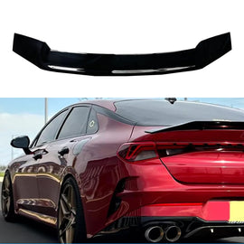 PAISEN Rear Spoiler Compatible with 2021 2022 2023 2024 KIA K5 LX LXS GT EX,R Style Gloss Black ABS - main product view
