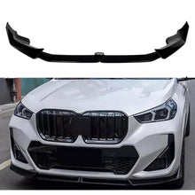 Load image into Gallery viewer, 2022-2024 X1 U11 M Sport MP Style Front Bumper Chin Diffuser Lip Air Dam Splitter Spoiler (Gloss Black) - main product view