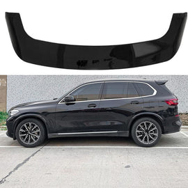 Rear Roof Spoiler Compatibility with 2019-2023 X5 G05 M Sport Rear Trunk Spliter Wing Lid Gloss Black - main product view