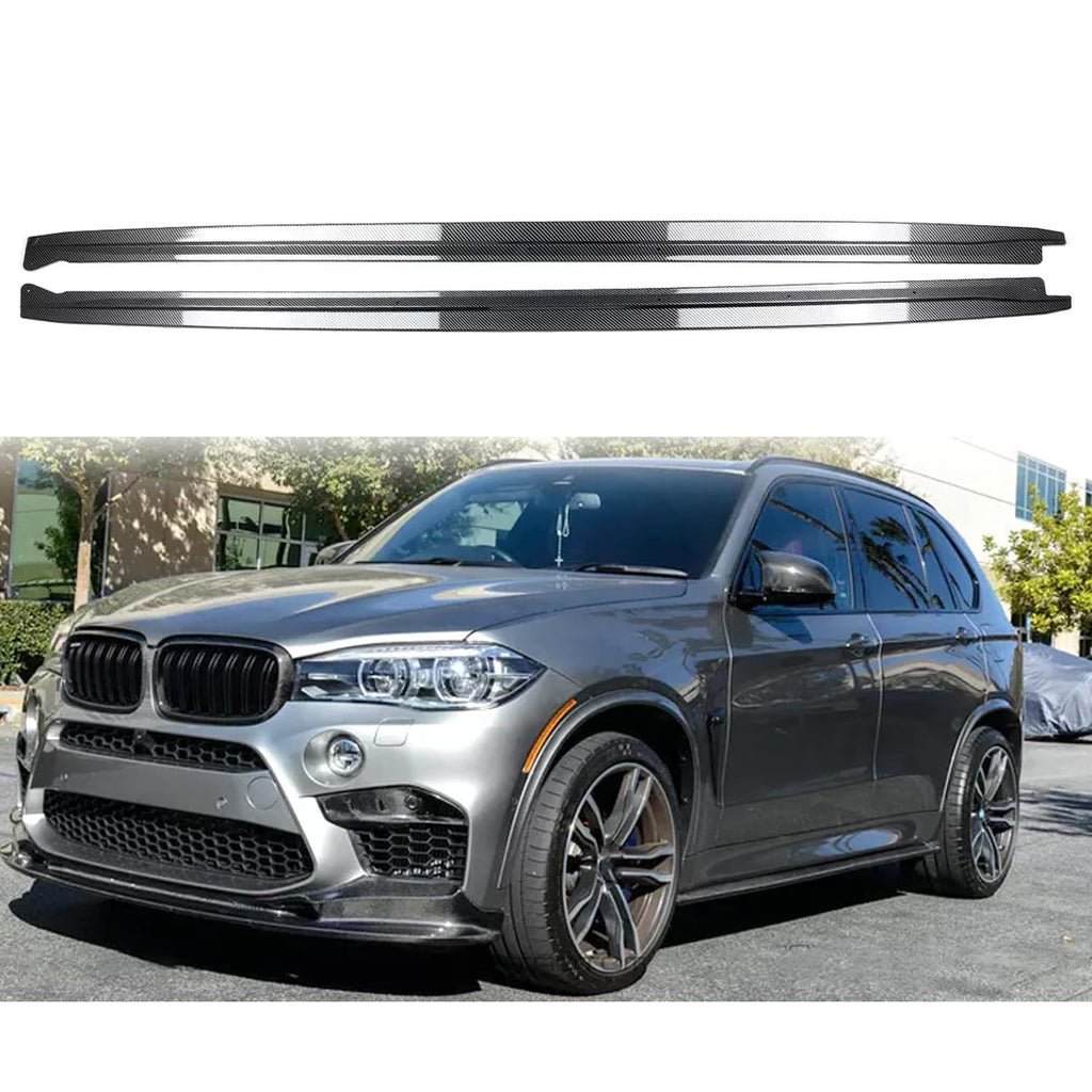 Side Skirts Compatibility with 2015-2019 5 Series F15 X5 F85 X5M F16 X6 F86 X6M Rocker Panel Line - main product view