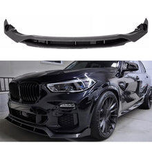 Load image into Gallery viewer, 2019-2023 X5 G05 M Sport Front Bumper Lower Valance Chin Lip Splitter Spoiler Kit (Carbon Fiber) - main product view