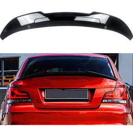 Rear Spoiler Compatibility with 2007-2013 1 Series E82 125i 128i 135i Coupe PSM Style Rear Trunk - main product view