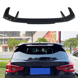 Roof Spoiler Compatibility with 2018-2023 X3 G01 MP Style Rear Trunk Spliter Wing Lip (Gloss Black) - main product view