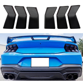 Tail Light Cover Compatible with 2024 2025 Mustang GT S650 Dark Horse Ecoboost Rear Brake Lamp - main product view