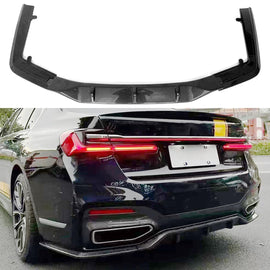 Rear Diffuser Compatibility with 2019-2022 7 Series G11 G12 M Sport Rear Bumper Chin Diffuser Kit - main product view
