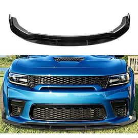 Front Lip Compatibility with 2020-2023 Charger SRT Hellcat Scat Widebody Front Bumper Chin Lip - main product view