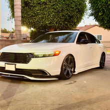 Load image into Gallery viewer, Front Bumper Lip Compatibility with 2023-2024 Accord 11th Front Diffuser Chin Lip Splitter Spoiler - front detail view