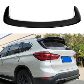 Roof Spoiler Compatibility with 2016-2021 X1 F48 F49 Rear Trunk Spliter Wing Lid (Gloss Black) - main product view