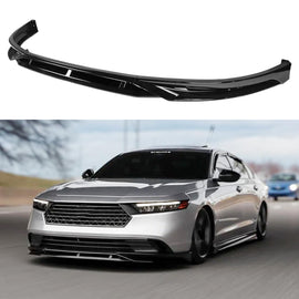 Front Bumper Lip Compatibility with 2023-2024 Accord 11th Front Diffuser Chin Lip Splitter Spoiler - main product view