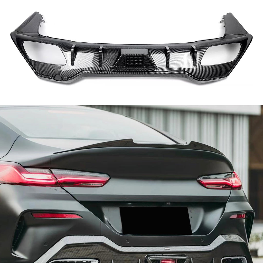 Rear Diffuser Compatibility with 2019-2023 8 Series G16 M Sport 4 Door Rear Bumper Chin Diffuser - main product view