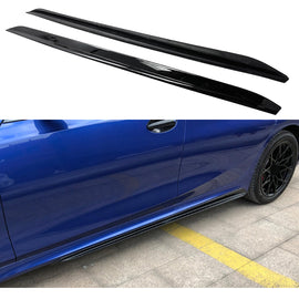Side Skirts Compatibility with 2019-2022 3 Series G20 G28 M Sport Rocker Panel Line Door Extension - main product view