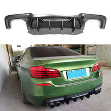 Load image into Gallery viewer, Rear Lip Compatibility with 2011-2016 BMW 5 Series F10 M5 M Sport Rear Diffuser Bumper Lip Quad - main product view