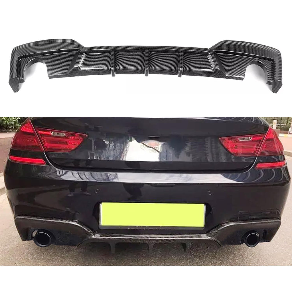 Rear Lip Compatibility with 2012-2018 6 Series F06 F12 F13 640i 650i M Sport Rear Bumper Chin - main product view