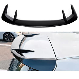 Rear Roof Spoiler Compatibility with 2023 2024 X1 U11 M Sport Rear Trunk Spliter Wing Lip (Gloss Black) - main product view