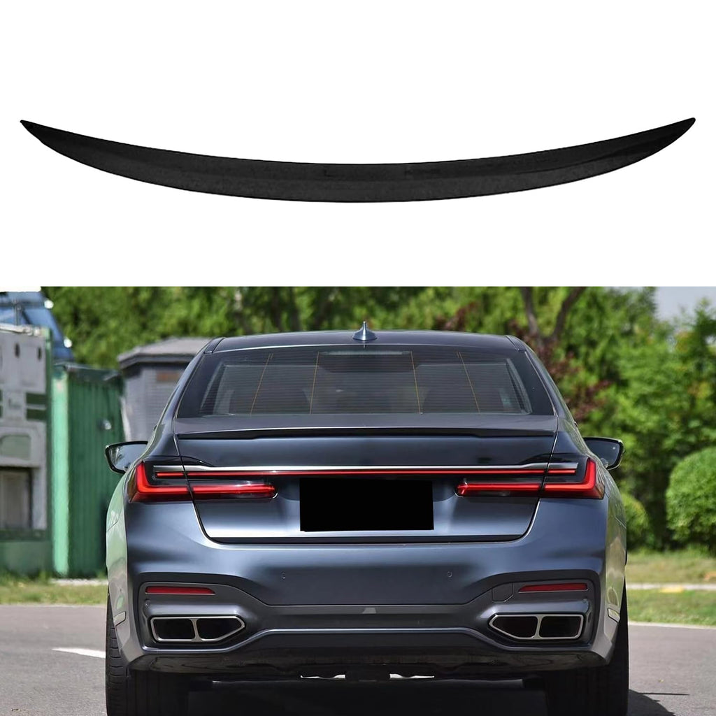 Rear Spoiler Compatibility with 2016-2022 7 Series G11 G12 740i 750i MP Style Rear Trunk Wing Lid - main product view