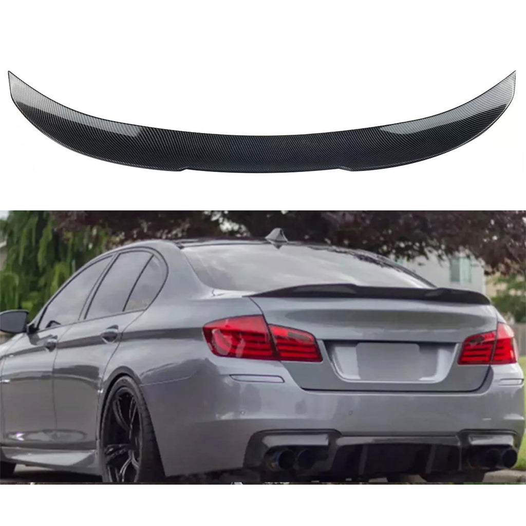 Spoiler Compatibility with 2011-2016 5 Series F10 M5 PSM Style Rear Trunk Spoiler Wing Lid Splitter - main product view