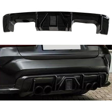 Load image into Gallery viewer, Rear Diffuser Compatibility with 2021-2024 G80 M3 G82 G83 M4 Rear Lower Bumper Diffuser Lip Kit - main product view