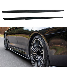 Side Skirts Compatibility with 2011-2016 5 Series F10 MP Style Rocker Panel Door Extension Lips - main product view