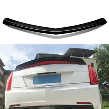 Load image into Gallery viewer, Spoiler Compatibility with 2013-2019 ATS ATS-L V Style Rear HighKick Trunk Spoiler Wing Lid Gloss Black - main product view