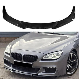 Front Bumper Lip Compatibility with 2012-2019 6 Series F06 F12 F13 M Sport Front Chin Diffuser Lip - main product view