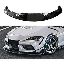 Front Lip Compatibility with 2020-2022 Supra GR A90 A91 Front Splitter Bumper Chin Lip Gloss Black - main product view