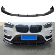 Load image into Gallery viewer, 2016-2021 X1 F48 F49 Base Model Front Bumper Chin Diffuser Lip Air Dam Splitter Spoiler (Carbon - main product view