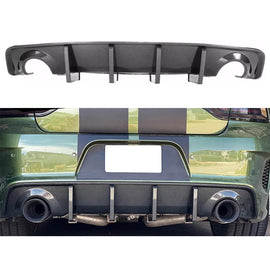 Rear Diffuser Lip Compatibility with 2020-2024 Charger Widebody SRT Hellcat Scat Pack Rear Bumper - main product view