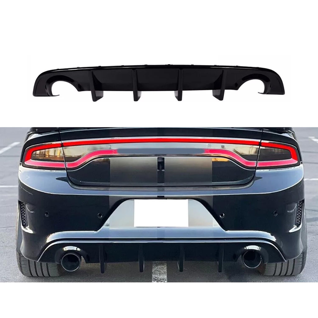 Rear Diffuser Compatibility with 2015-2024 Charger SRT Non-Widebody Models Rear Bumper Chin - main product view