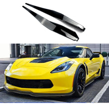 Load image into Gallery viewer, Side Skirts Compatibility with 2020-2023 Corvette C8 Rocker Panel Door Extension Lips Pair Diffuser - main product view