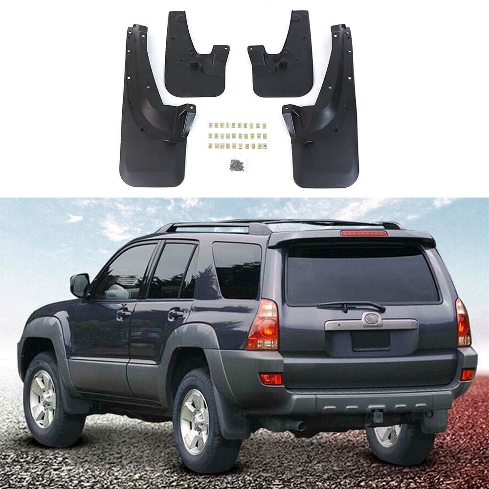 Toyota 4Runner Sport SR5 2003 2004 2005 2006 2007 2008 2009 Splash Guards Mud Flaps Molded 4PCS - main product view