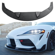 Load image into Gallery viewer, Front Lip Compatibility with 2020-2022 Supra GR A90 A91 Front Splitter Bumper Chin Lip Carbon Fiber Style - main product view