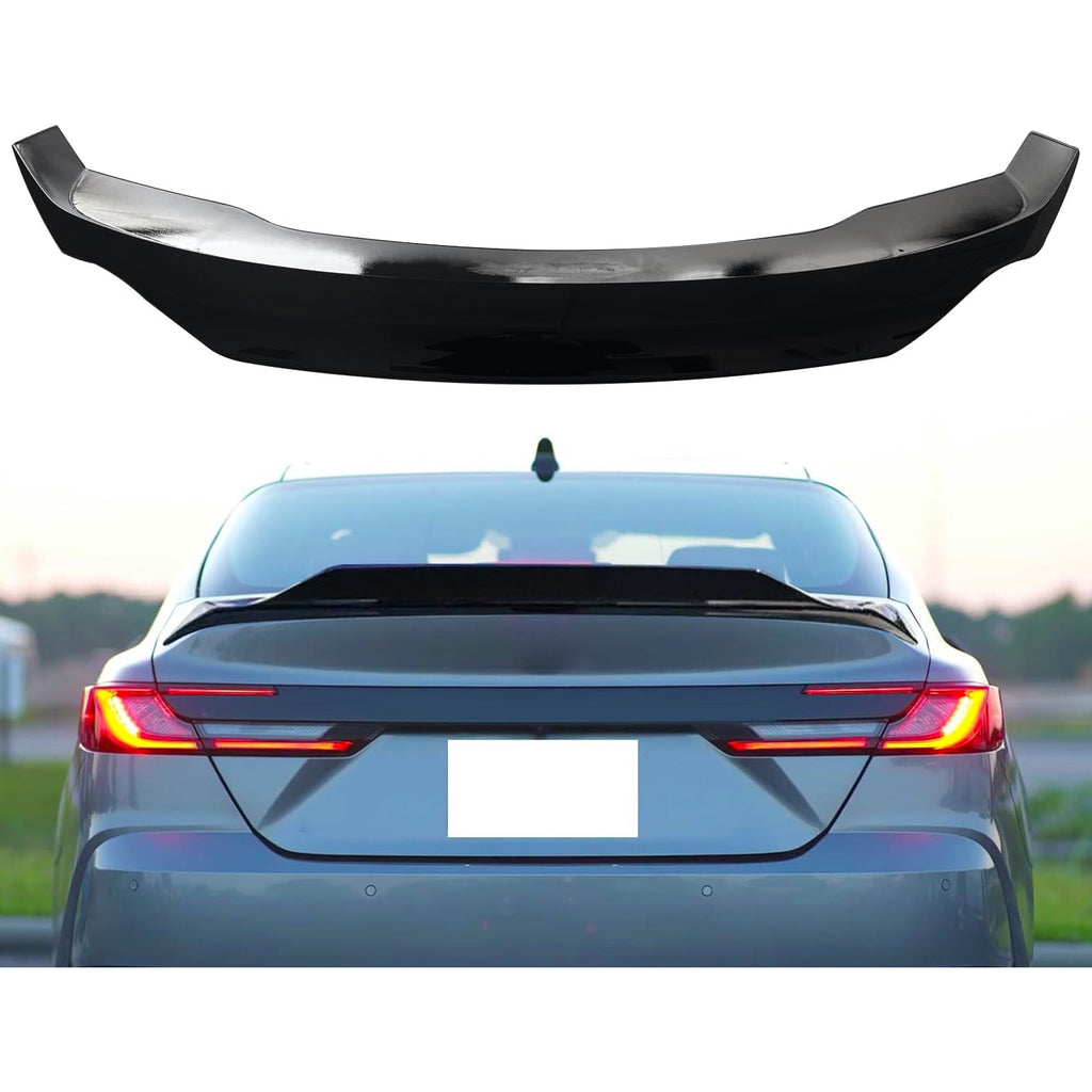 Spoiler Compatibility with 2025+ Camry LE XLE SE XSE Rear Highkick Trunk Wing Lid Spliter Gloss - main product view
