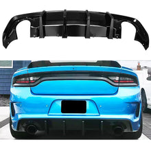 Load image into Gallery viewer, Rear Diffuser Lip Compatibility with 2020-2024 Charger Widebody SRT Hellcat Scat Pack Rear Bumper - main product view