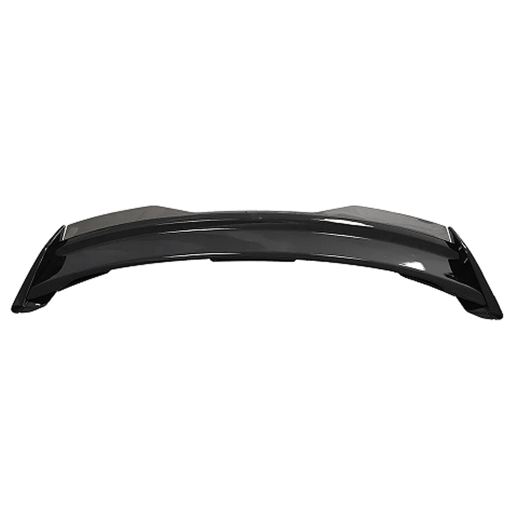 Spoiler 2024 2025 Mustang DH Performance Style Rear Trunk Wing Lid Spliter W Smoke Gurney Flap - front detail view
