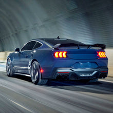 Load image into Gallery viewer, Spoiler 2024 2025 Mustang DH Performance Style Rear Trunk Wing Lid Spliter W Smoke Gurney Flap - vehicle fitment reference