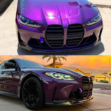 Load image into Gallery viewer, Front Lip Compatibility with 2021-2024 G80 M3 G82 G83 M4 Front Splitter Bumper Chin Lip Spoiler - front detail view
